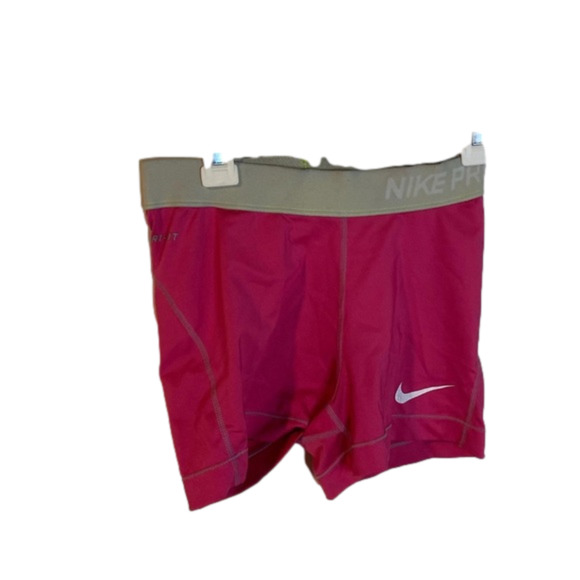 Nike Pants - pink and neon yellow nike pros